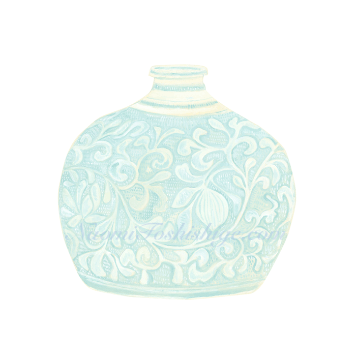 中国 景徳鎮製 粉彩 漢詩山水文瓶 D R6038B 中国 景徳鎮製 粉彩 漢詩