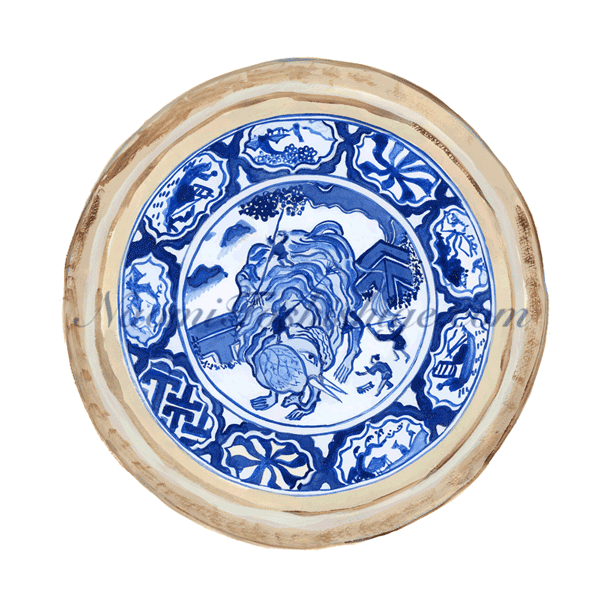 AS02_No.046_2018, Shonzui, Reverse side of Lid of Water Jar, Idemitsu Museum of Arts