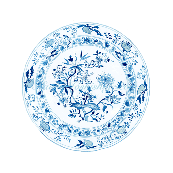 FF20_No.188_2018, Blue and White, Dish, The Museum für Kunst und Gewerbe Hamburg, Hamburg