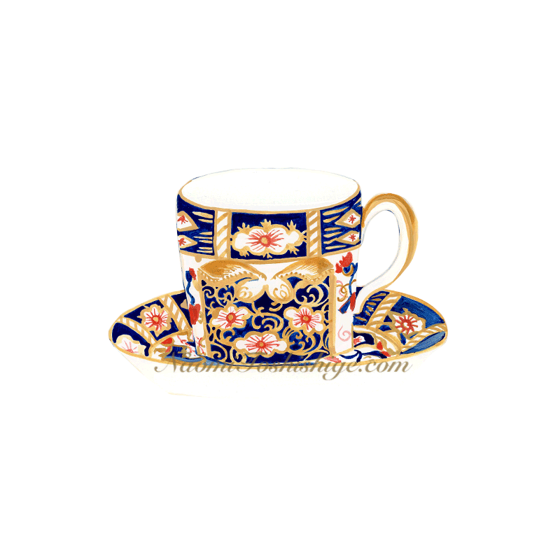 Ff21_No.191_2018, Enamel, Cup and Sawcer