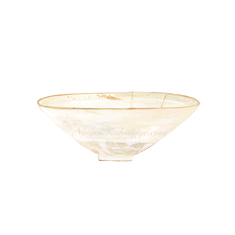 Bb13_No.449_2019, White Porcelain, Tea Bowl, Tokyo National Museum, Tokyo