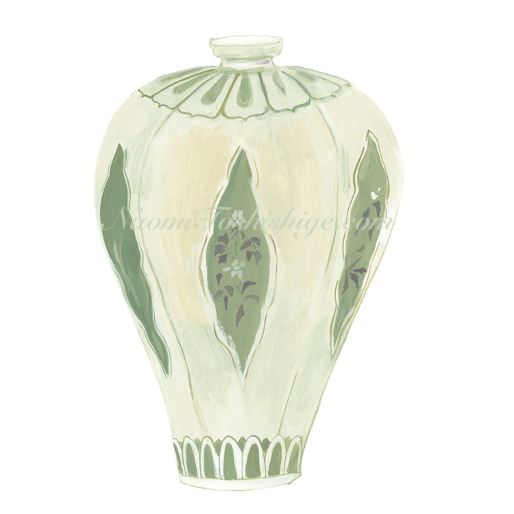 Dd17_No.544_2019 Blue and White, JarNational Museum of Korea collection, Korea the 15th century, the Joseon dynasty, Korea Korean Peninsula ware ----- H.16.5cm, D.6.2cm, Bottom D.9.0cm Plum, Bamboo and