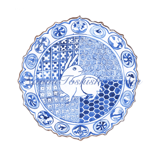 AS05_No.505_2019, Shonzui, Plate, Idemitsu Museum of Arts