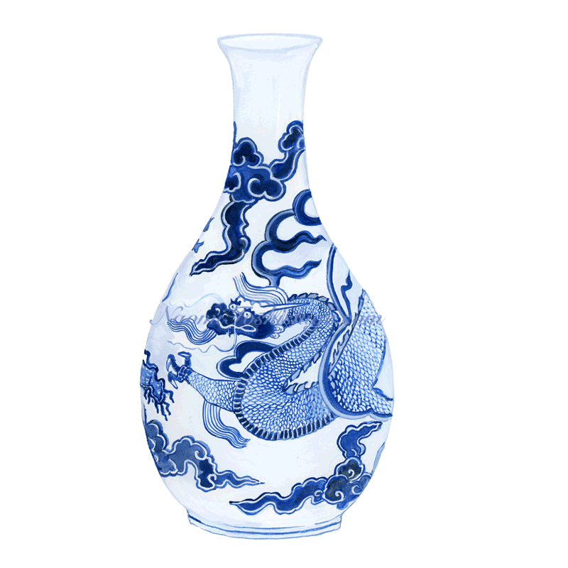 DD16_No.538_2019, Blue and White, Vase, Leeum, Smsung Museum of Art, Seoul