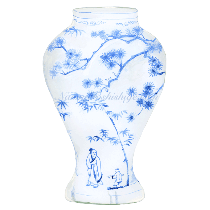 DD16_No.548_2019, Blue and White, Jar, Ewha Womans University Museum, Seoul