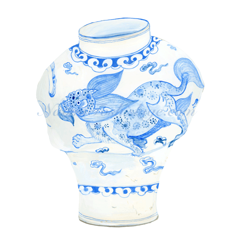 DD16_No.552_2019, Blue and White, Jar, Victoria and Albert Museum, London, UK