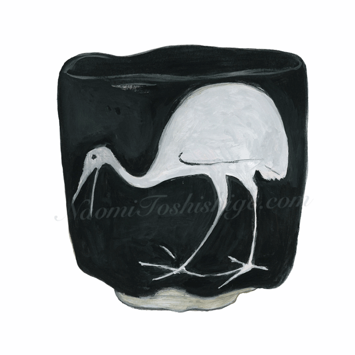 Ee19_No.567_2019, Black glaze, Raku type, Tea Bowl, Tokyo National Museum, Tokyo