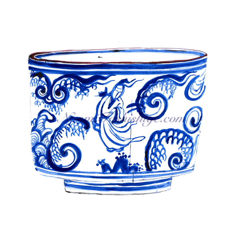 AK06_No.570a_2019, Blue and White, Tea Bowl