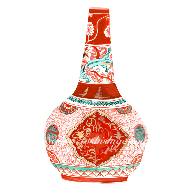 Aa11_No.608-609_2021, Kinrande, Vase, The Nezu Museum collection, Tokyo