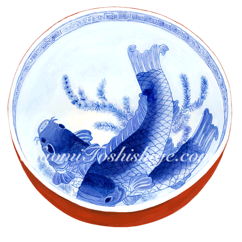 EE18_No.615-616_2021, Blue and White, Bowl, Nagasaki Museum of History and Culture collection, Nagasaki, Japan,