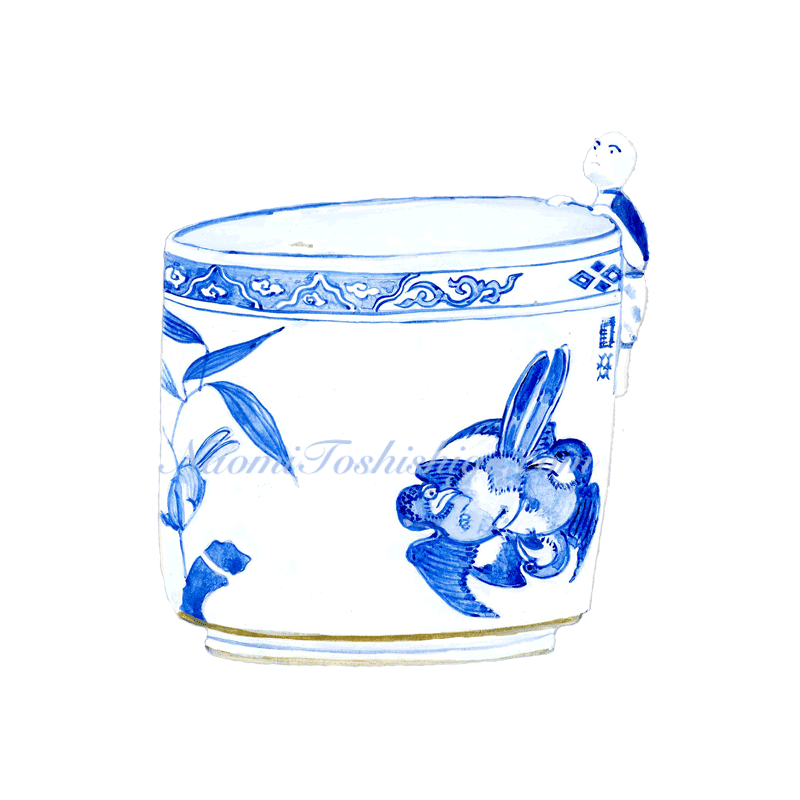 AK06_No.605_2021, Blue and White, Tokyo National Museum collection, Tokyo