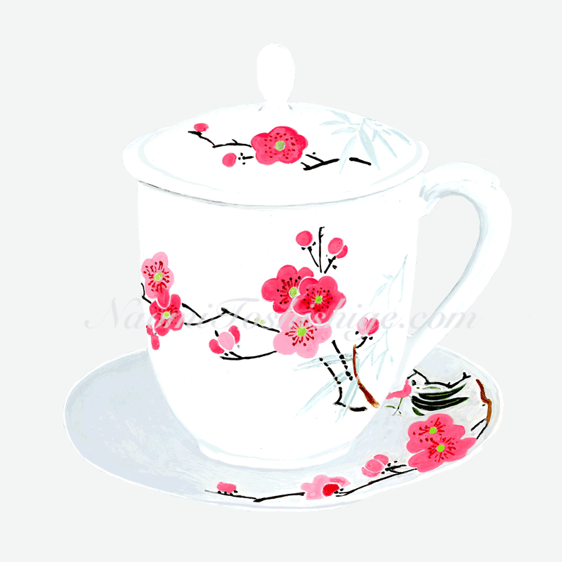 Aa11_No.702_2023, 7501 Porcelain, Coverd Mug and Saucer, Private collection