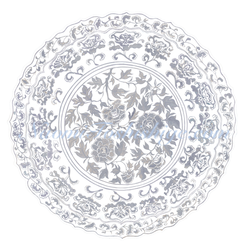 Aa11_No.713-716_2023, Underglaze red, Large Dish, The British Museum collection, London, UK